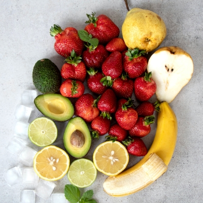 Variety of fruits